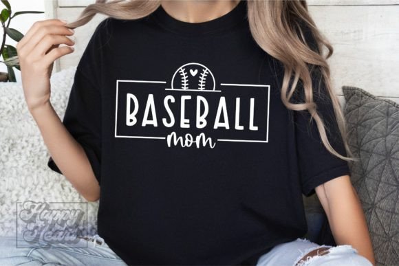 Baseball Mom SVG: Graphics for Crafts & Shirts
