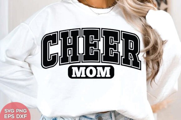 Cheer Mom SVG Retro Cheerleader Mama PNG Review