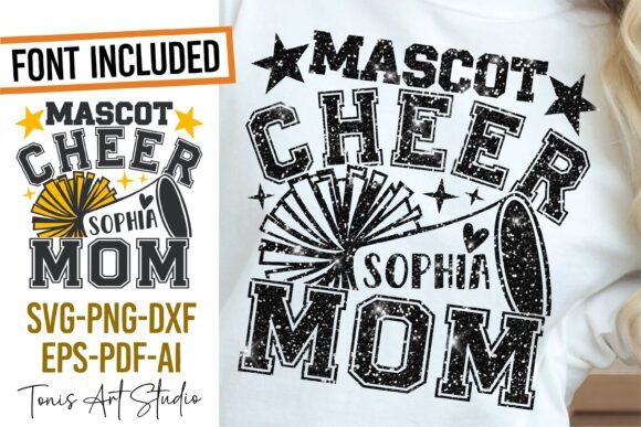 Cheer Mom Varsity Svg: Bold Graphics for Crafts