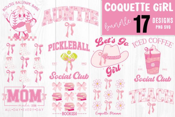 Coquette Girly Mama Mom SVG: Graphics for Crafts
