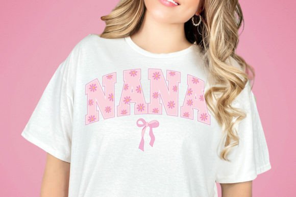 Coquette Nana Mama Mom Svg Png Flowers: Graphics for Crafts