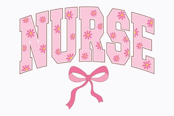 Coquette Nurse Mama Mom SVG: Graphics for Crafts
