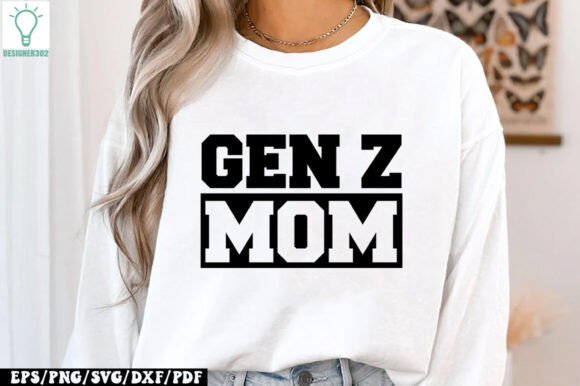 Gen Z Mom SVG: Modern Graphics for Crafts & Blogs