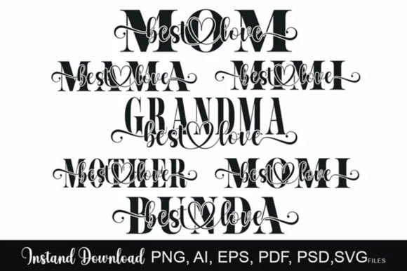 Mom SVG Bundle: Essential Graphics for Crafts