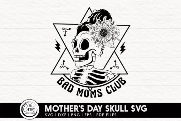 Mothers Day Skeleton SVG: Graphics for Crafts