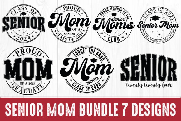 Senior Mom SVG Bundle: A Designer's Take on Mama Graphics