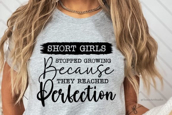 Short Girls SVG: Fun Graphics for Crafts & Branding