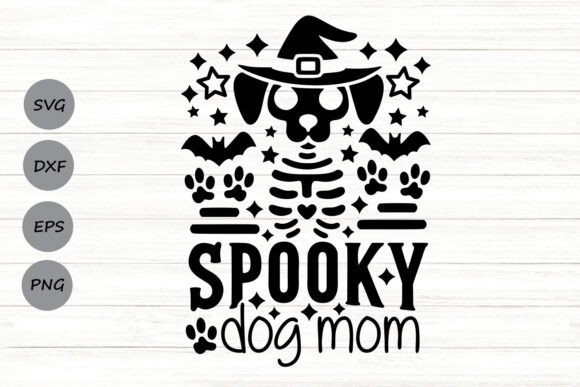 Spooky Dog Mom Svg: Graphics for Crafts & Branding