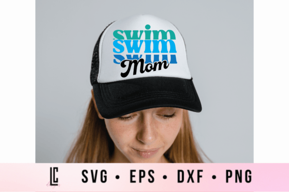 Swim Mom SVG: Graphics for Crafts & Sales