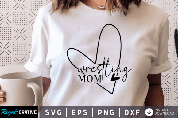 Wrestling Mom SVG: Graphics for Crafts & Branding